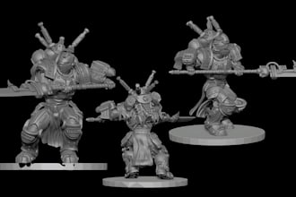 do 3d miniatures space marine 40k warhammer dnd stl tabletop for 3d printing