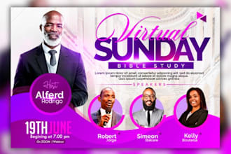 do modern church flyers, posters, and bulletins for events and worship services