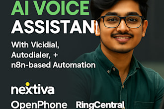 build n8n ordering ai vicidial auto dialer voip nextiva calling assistant webapp