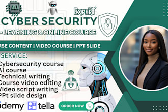 do cybersecurity online course artificial intelligence course ppt slide tella