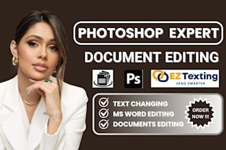 update and add text replace text change text modify from documents within 50mins