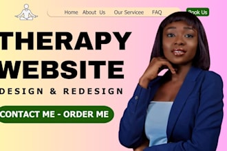 therapy health website therapy website design therapy counseling website design