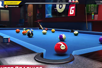 set up pool game, billiard game, rummy game, crash game, blackjack, ludo game