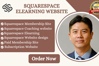 build squarespace elearning educational website tutor website teacher website