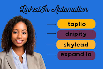 do linkedin automation outreach on expandi io taplio skylead and dripify
