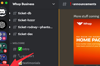 professionally set up your whop store for digital product sales or memberships