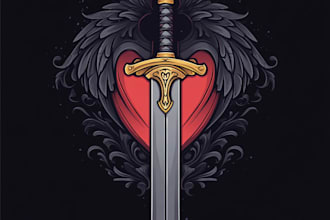 design a fantasy game logo and branding