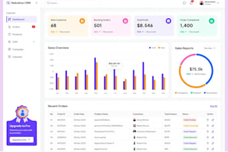 be your full stack developer, crm software, web app, desktop app, crm, pos, erp