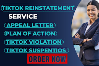 do tiktok suspension appeal letter tiktok shop reinstatement