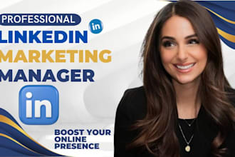 be your linkedin marketing manager and appointment setter, b2b sales manager