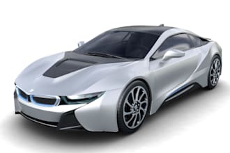 craft 3d model realistic sport car, luxury car, assetto corsa, game assets, vray