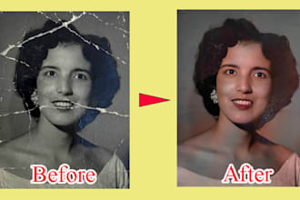 do upscale, restore, colorize and enhance your photos