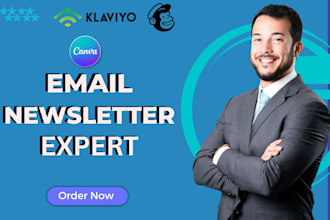 design editable canva klaviyo mailchimp brevo email newsletter template