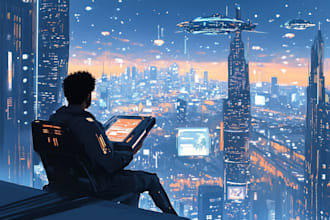 design spaceship, sci fi illustration and sci fi art