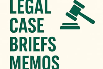 write legal case briefs, research memos, and summaries professionally