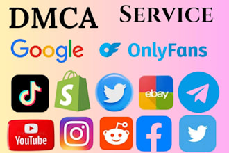 send dmca takedown notice to google,facebook,instagram,telegram,onlyfans,tiktok