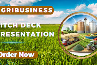 design investor ready agribusiness pitch deck agritech funding presentation