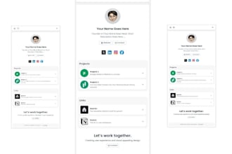design a modern portfolio page to showcase your brand