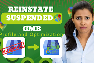 do appeal suspension gmb and reinstate, local map citation listing rank