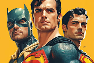 make comic book illustration and comic art
