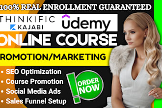 do udemy online course promotion, udemy promotion, udemy course marketing