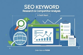 do SEO keyword research and competitor analysis to boost your ranking