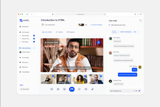 develop live class app, webinar app, elearning app online teaching app