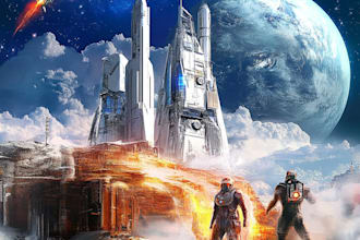 design unique book cover for your fantasy, sci fi, horror
