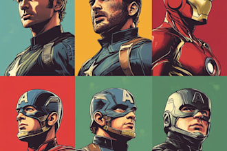 comic book illustration or comic storyboard
