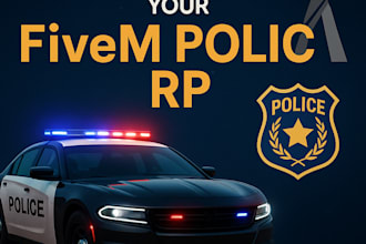 create custom scripts and fully set up your fivem police rp server