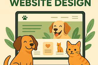 create dog cat animal website