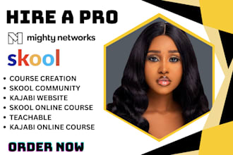 set up skool online course community, kajabi, mighty networks, teachable, clixlo