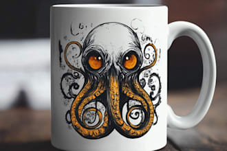 create cool coffee mug designs for your pod business