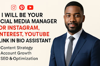 design instagram bio social media landing page manager