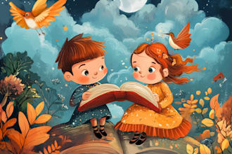 illustrate and design kids books professionally