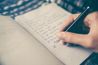 compile a podcast show notes based on requirement