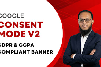 implement consent mode v2, gdpr cookie banner for ga4, ads