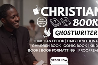 ghostwrite christian ebook, prayer journal, inspirational video, book cover