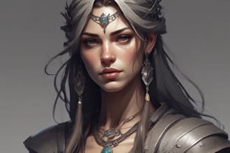 create amazing fantasy concept art, digital art