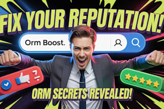 professional ORM online reputation manager SEO service