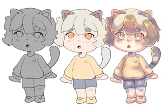 make cute anime chibi art