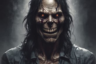 do monster character illustration fantasy horror art scary