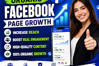 drive organic facebook page growth increase reach boost real engagement content