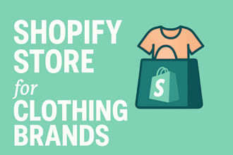 build a custom shopify store for your clothing brand