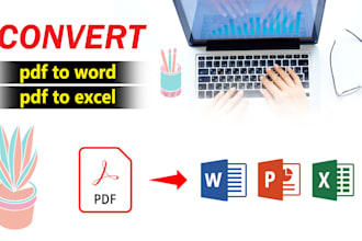 do PDF to word, handwriting to word, convert scan pdf to excel