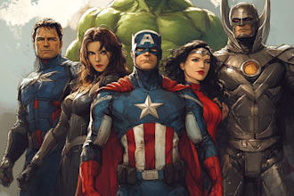 do comic book art and comic book illustration