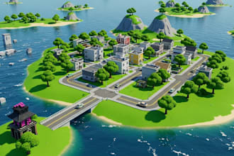 create high quality game map 3d game environment roblox map game map design