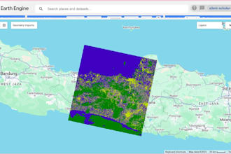 visualize the land use classification with the random forest method