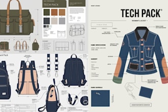 3d fashion belt leather handbags backpack shoe and tech pack accessories design
