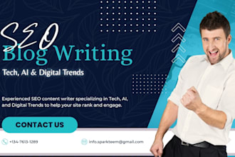 write SEO friendly and insightful blog posts on tech, ai, and digital trends
